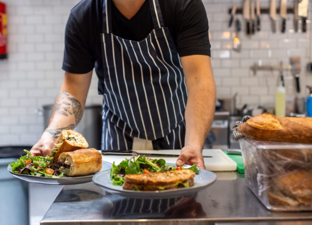 food in kitchen