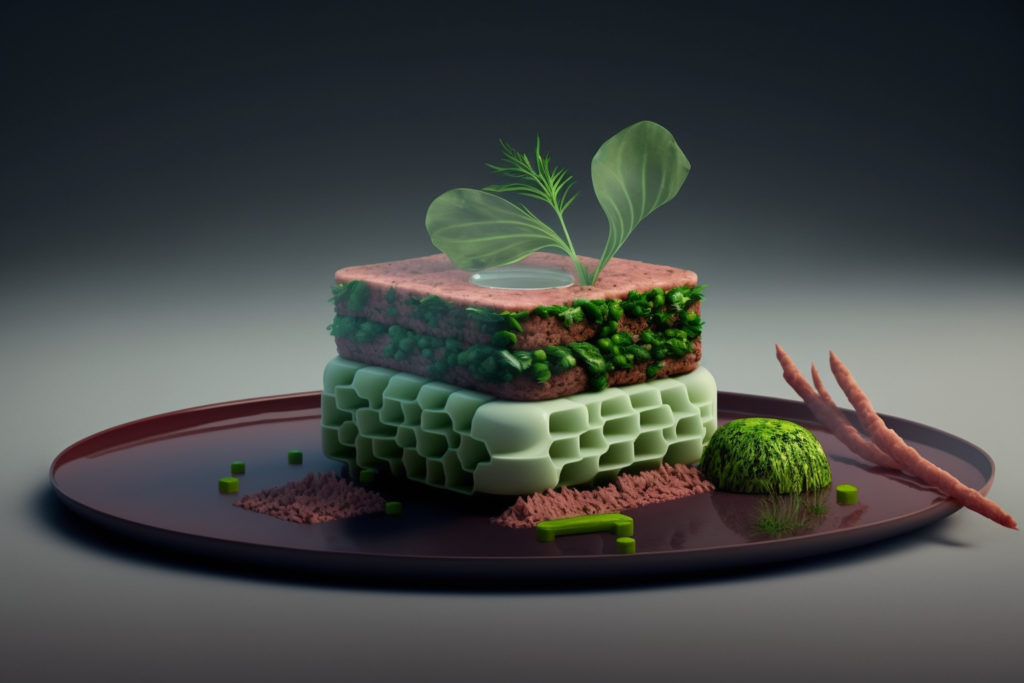 plant based dish, AI generated image